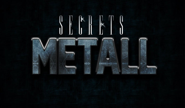 
									3D Metallic Font Effect PSD Template