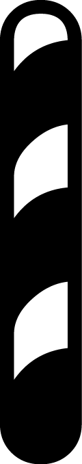 
									Capital Letter I Candy Cane SVG