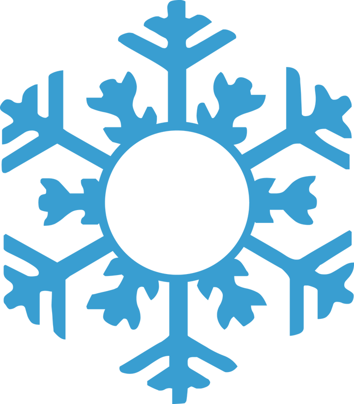 Snowflake Monogram SVG 07