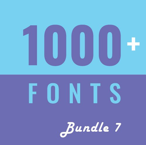 
									1000+ fonts for Designers bundle 7