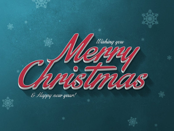 
									3D Festive Red Font Effect PSD Template