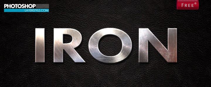 
									Iron Sheen Leather Mockup Font Effect PSD Template