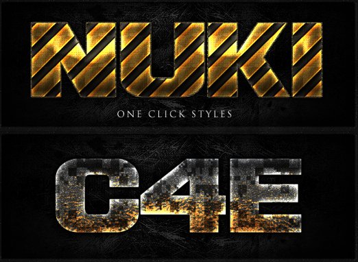 
									Lettering Line of Fire Font Effect PSD Template