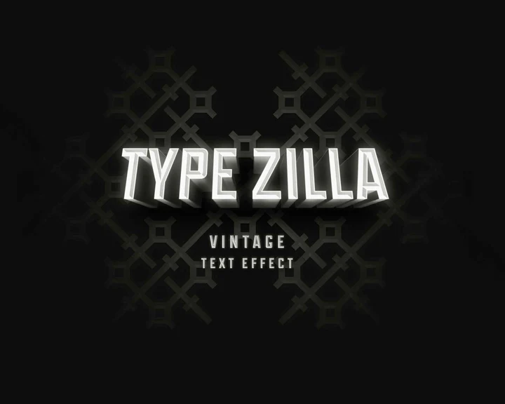 
									Snowy Typezilla Vintage Font Effect PSD Template